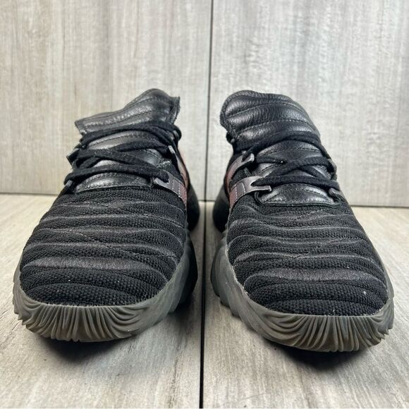 Adidas Sobakov 2.0 Core Black Solar Casual Sneakers ee5672 Men’s Size 8.5 - Picture 5 of 11